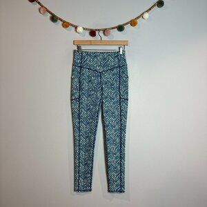 J. McLaughlin patterned colorful athletic leggings